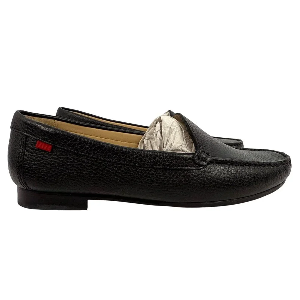 Marc Joseph New York Women's Warren ST Black Leather Loafer‎ Flat Size 8